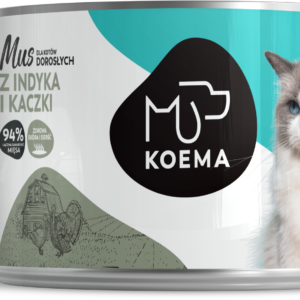 Mus mięsny dla kotów Koema, bogaty w kurczaka to pyszna i naturalna produkcja z Polski,